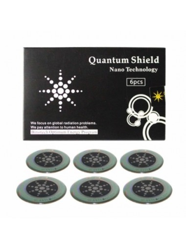 Quantum Shield- EMF 手機防輻射貼 (六件裝)